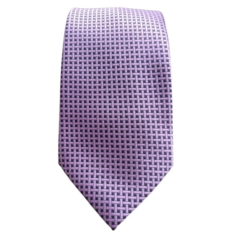 Elegant Purple Patterned Tie